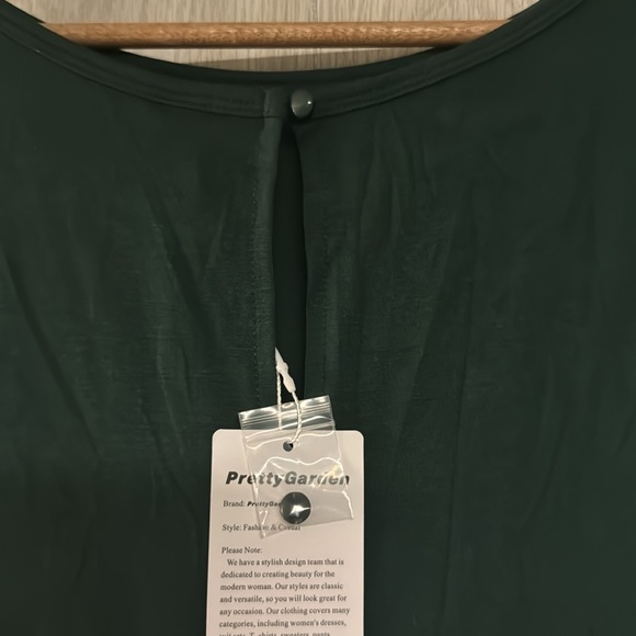 Pretty Garden Elegant Green Sleeveless Jumpsuit - Picture 4 of 7